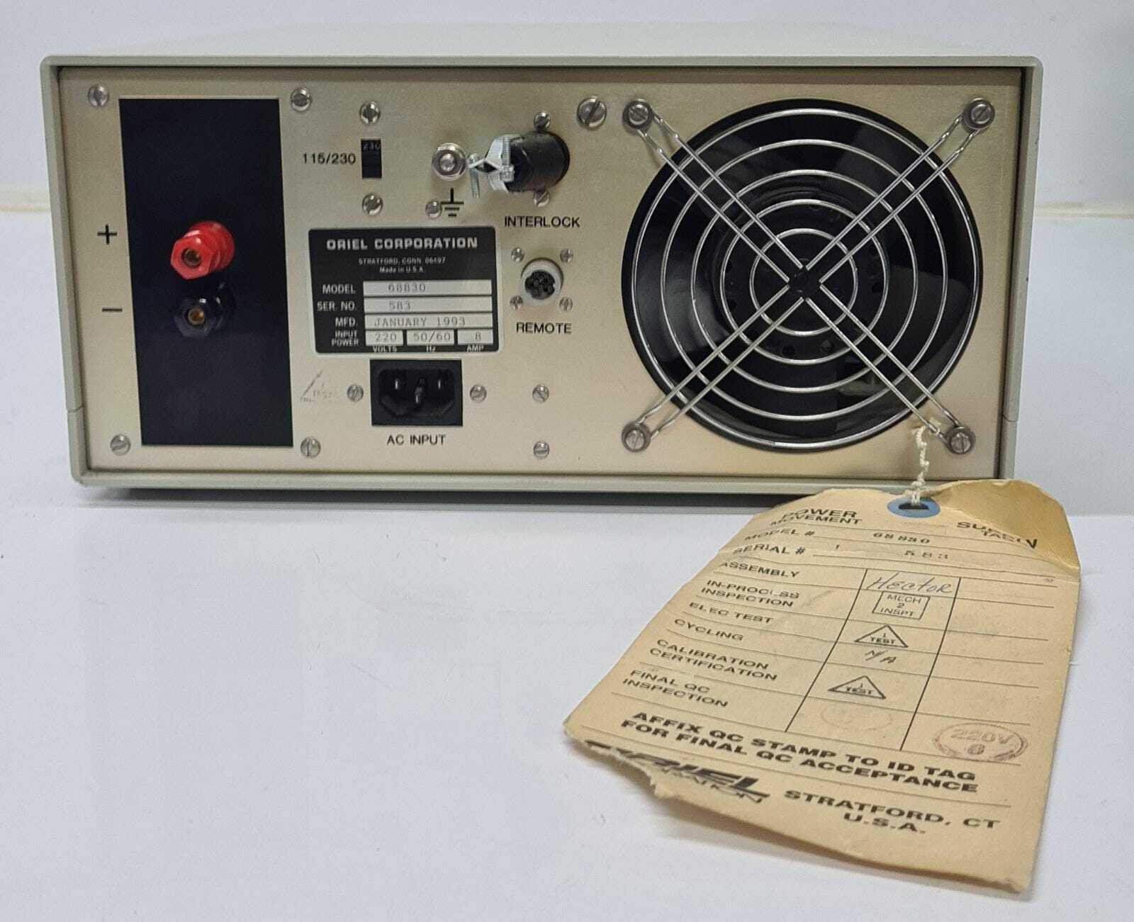 Oriel 68830 Constant Current Radiometric Power Supply