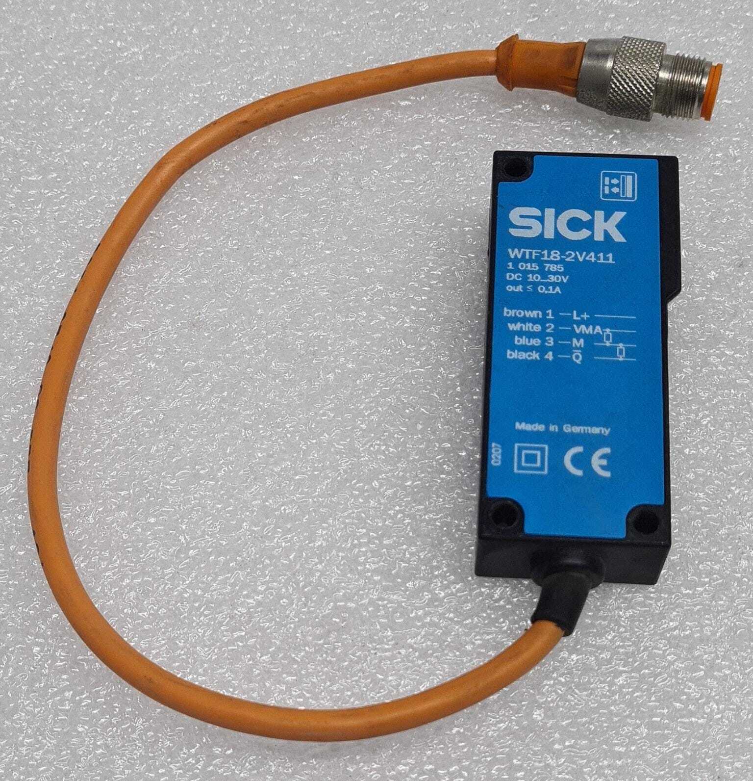 SICK WTF18-2V411 1015785  Reflection Light Barrier Switch Sensor 10-30V