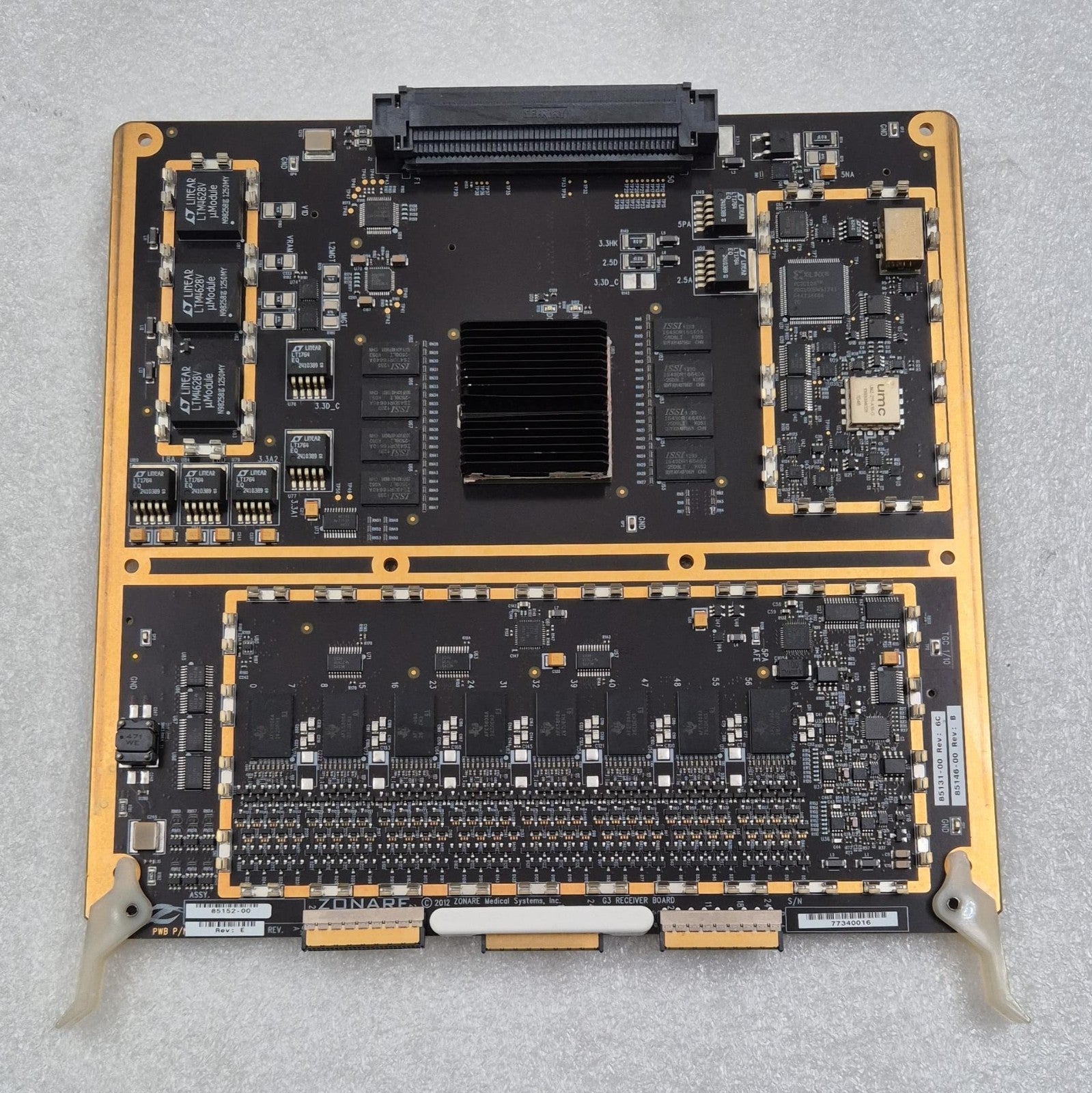 Zonare Ultrasound G3 RECEIVER Board 85152-00 85131-00 85146-00