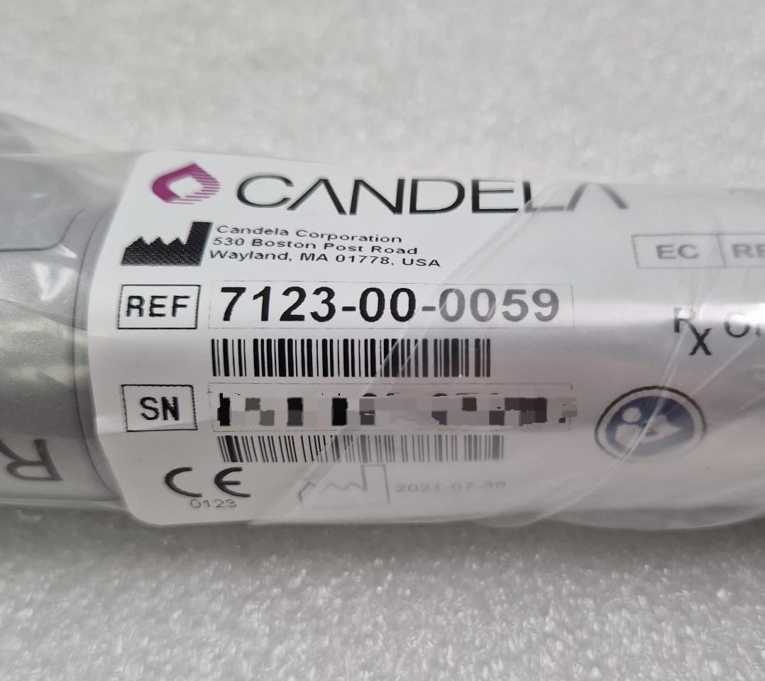 Candela PICOWAY RESOLVE 1064 nm 7123-00-0059 HP handpiece laser system Delivery