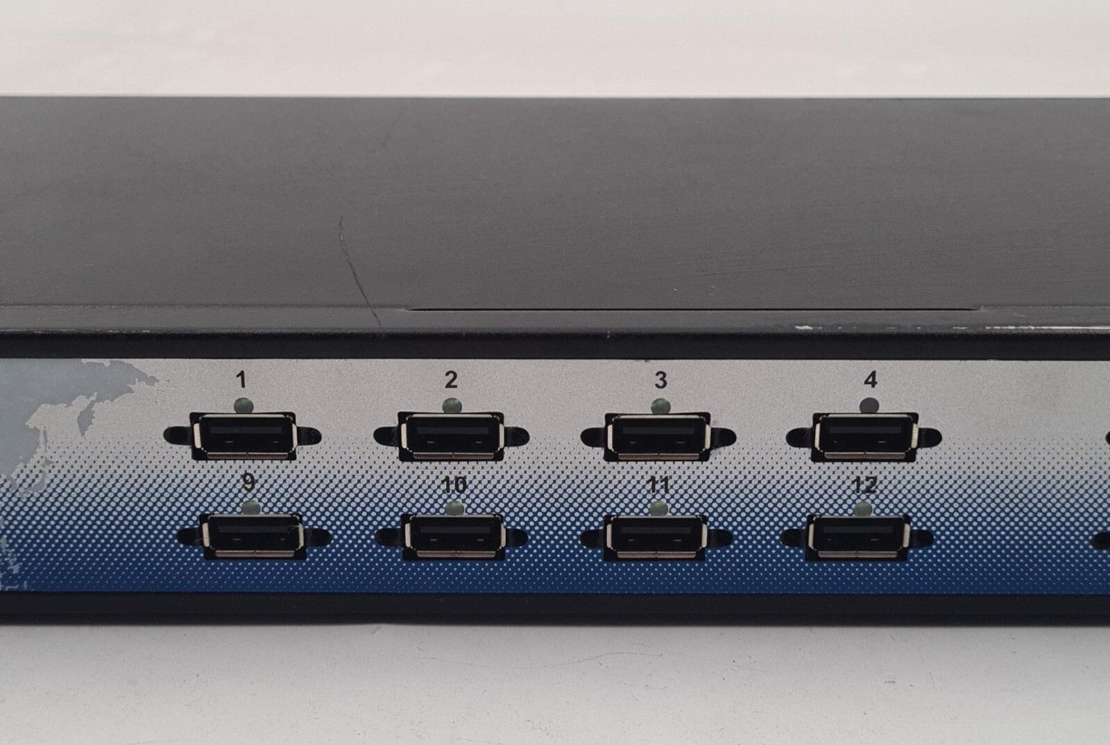 Coolgear 16-Port Industrial USB Hub W/ Rack Mount