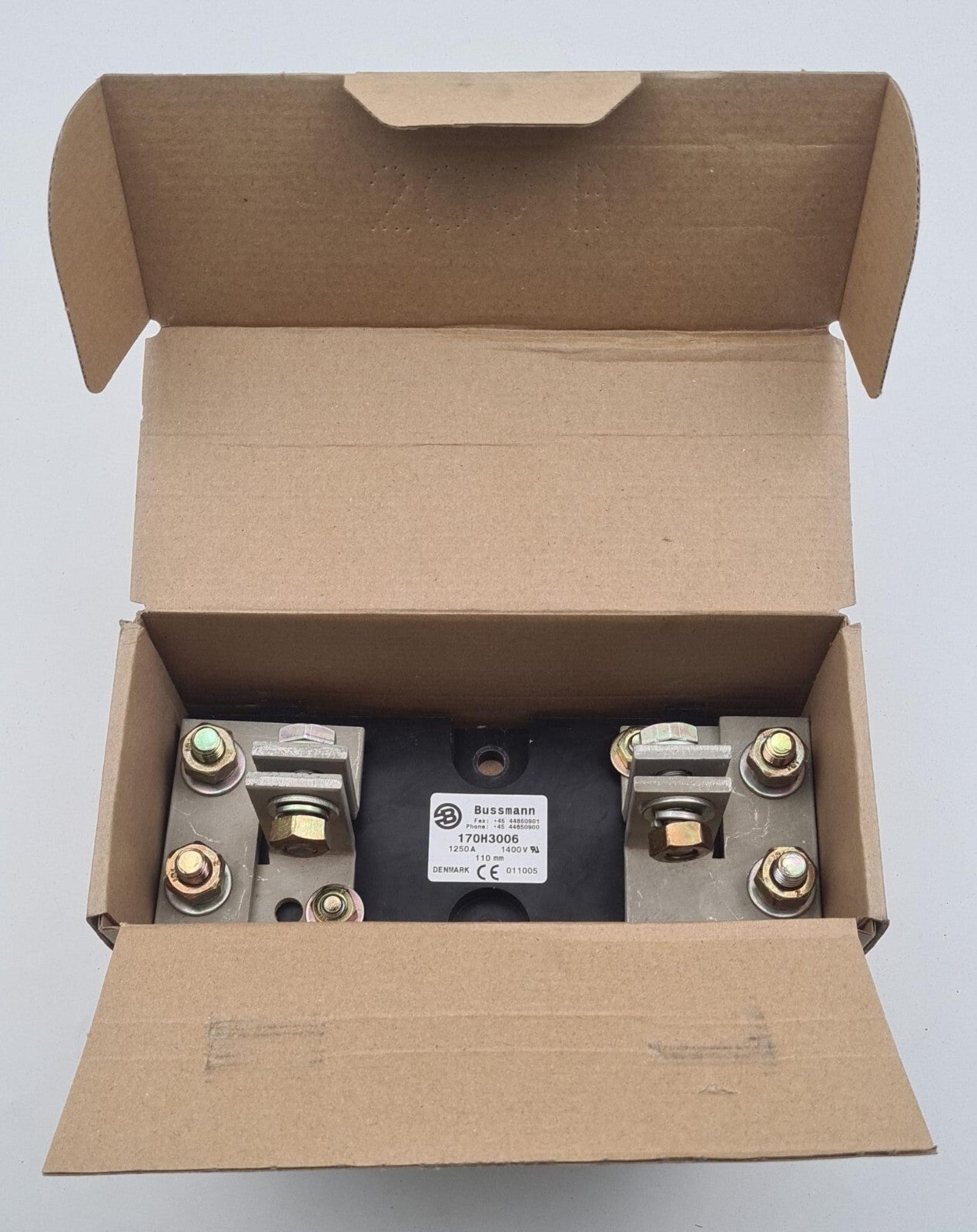 *USED* Cooper Bussmann 170H3006 1250A 1400V 110mm Base Mount Fuse Holder