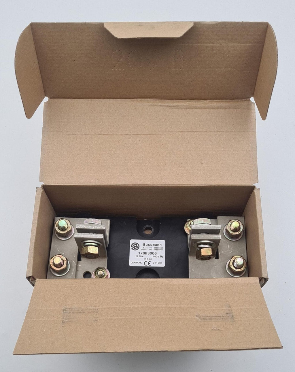 *USED* Cooper Bussmann 170H3006 1250A 1400V 110mm Base Mount Fuse Holder