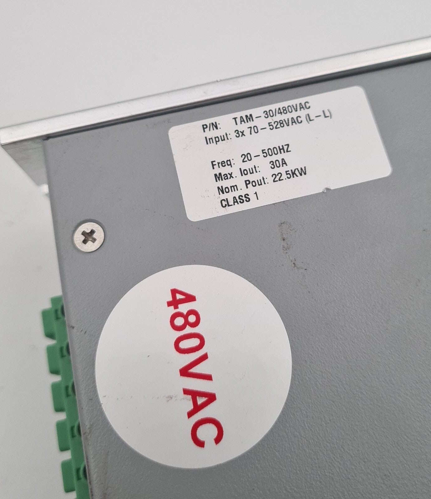 Elmo Motion Control TAM-30/480VAC Power Supply Module **AS-IS