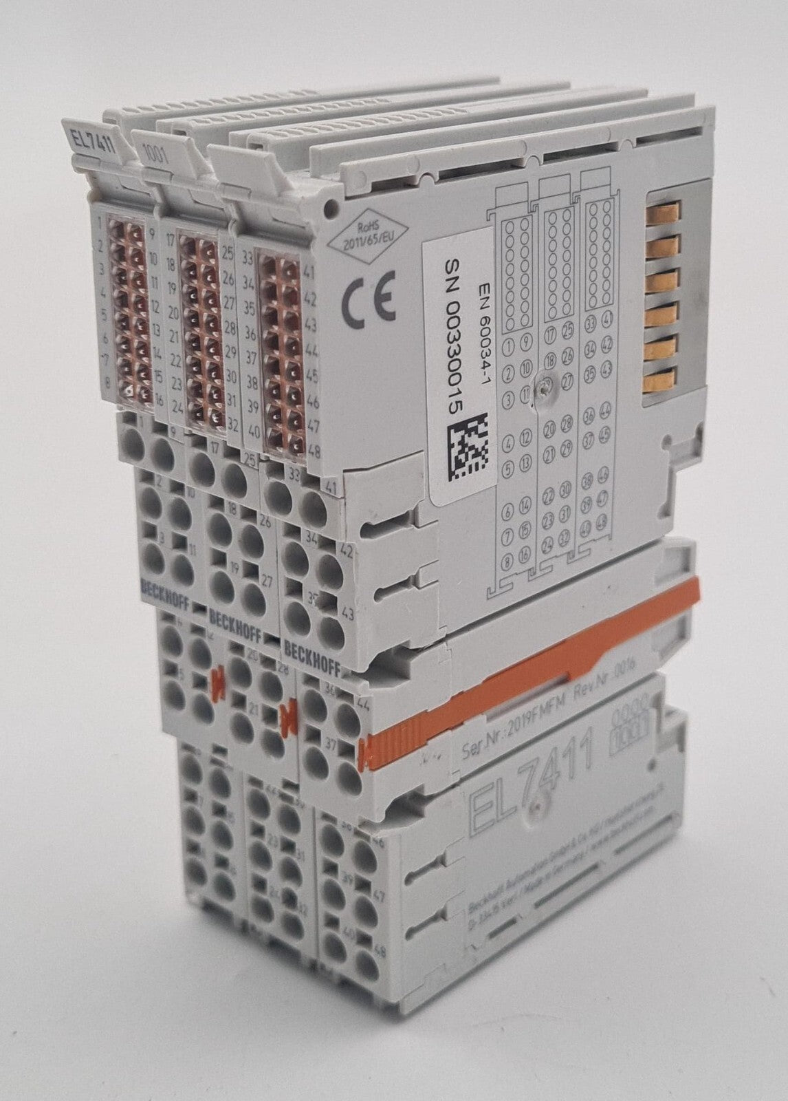 Beckhoff EL7411 / 1001 EtherCAT Terminal Motion Interface Motor (SET)