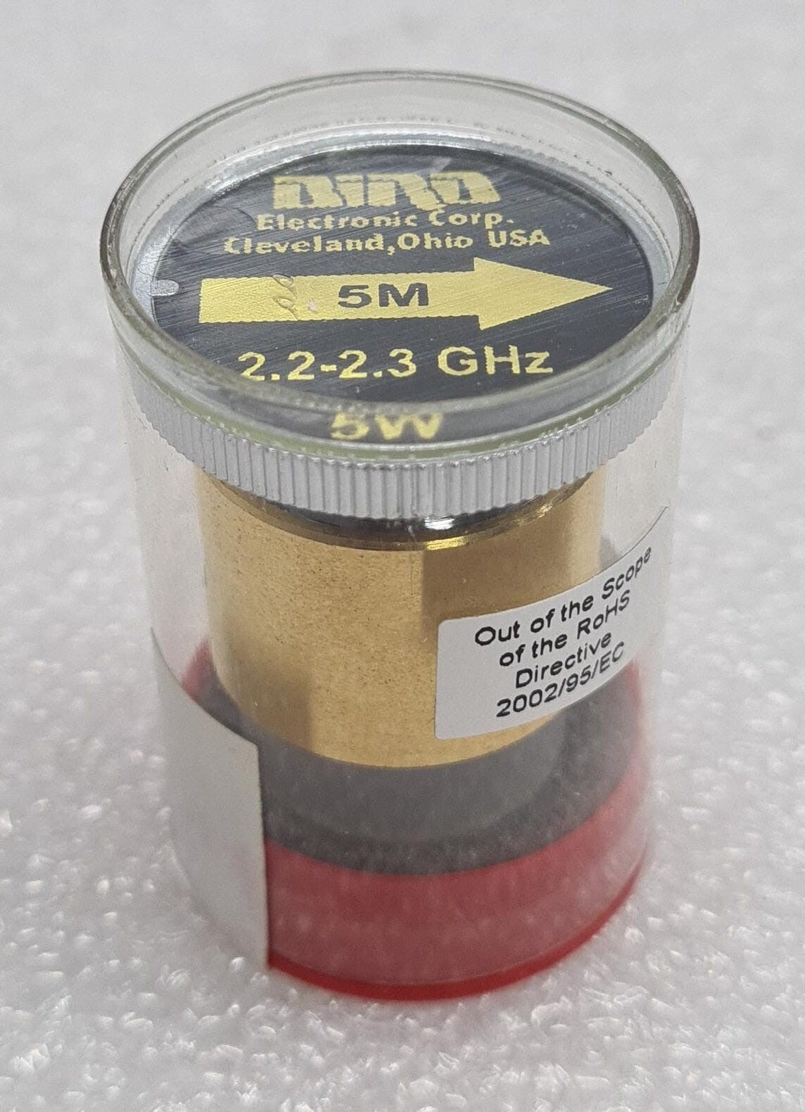 NEW SEALED- Bird Electronic Wattmeter Element Slug 5M 2.2-2.3 GHz 2200-2300 5W