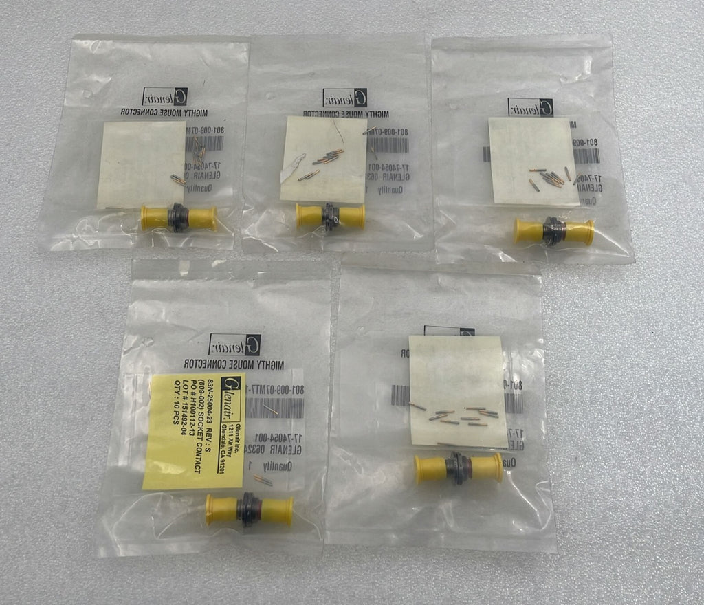 [LOT 5 PCS] Glenair 801-009-07MT7-10SA-501 Mighty Mouse Connector