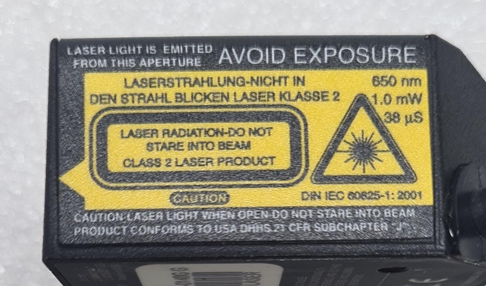 OMRON MICROSCAN MS-3 LASER Barcode Scanner FIS-0003-0148G G IBM P/N 23R3719