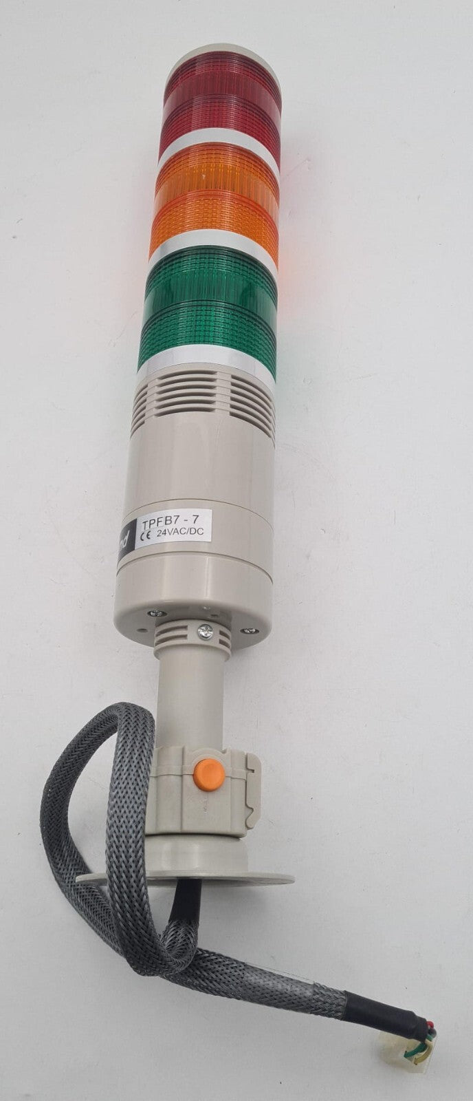 NEW - Tend TOWER LIGHT TPFB7-7 TPFB7-L73R0G 3-Color LED 24V Warning Signal Alarm