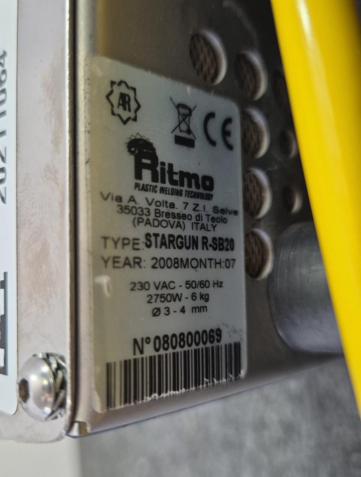 Ritmo BT 900 TR STARGUN R-SB20 Plastic Welding Technology 230V 900W **AS-IS**