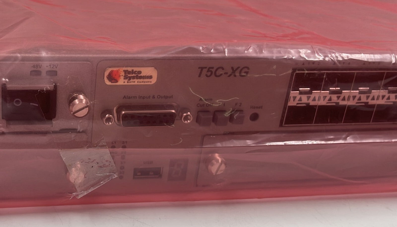 Telco Systems T5C-XG-DC Multilayer Gige/10GE Carrier Ethernet Switch W/ DC PS