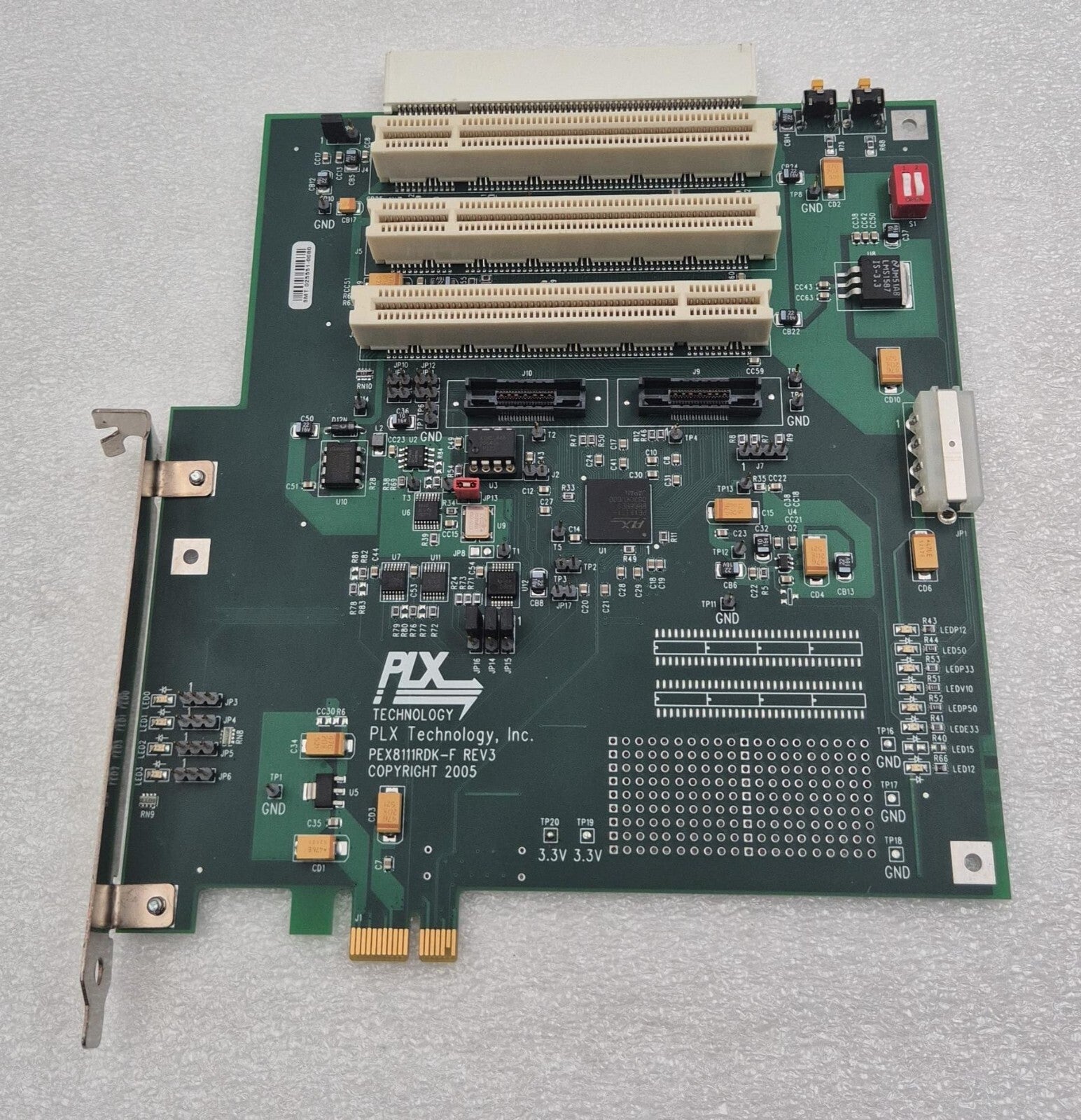 PLX Technology PEX8111RDK-F REV 3 Rapid Development Kit PCB Board