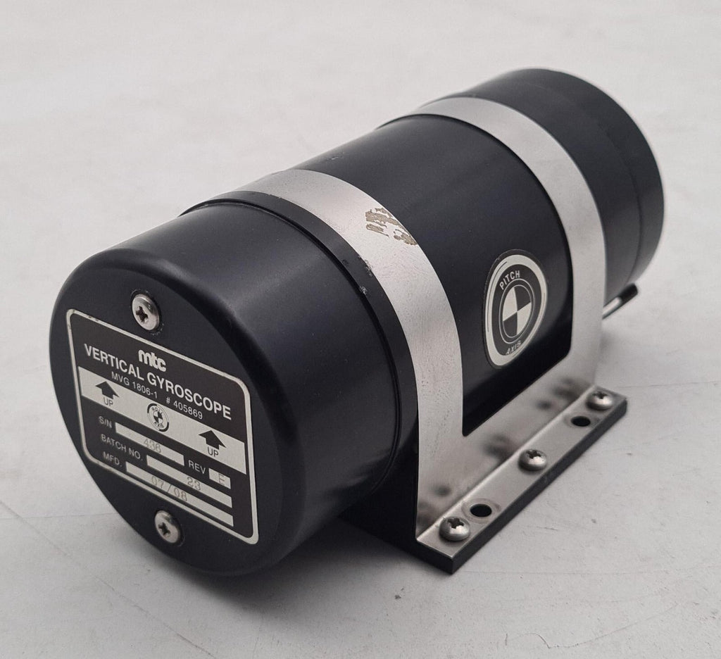 PITCH AXIS MTC VERTICAL GYROSCOPE MVG-1806-1 # 405869