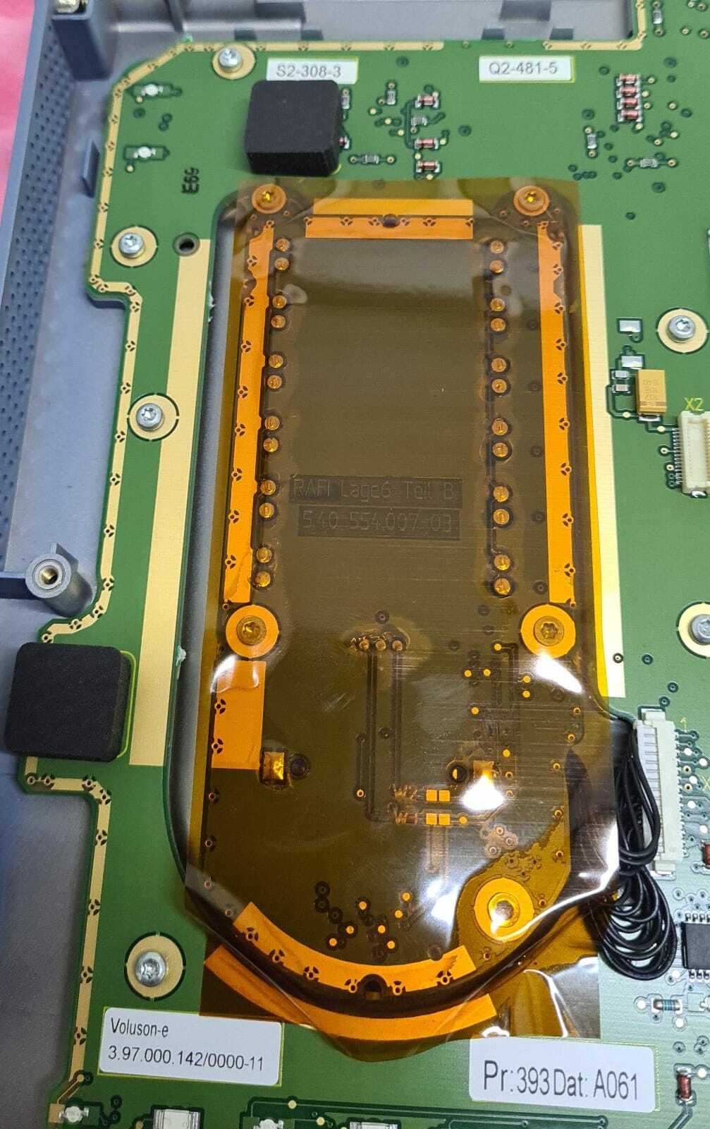 GE Voluson-e / i RAFI LAGE 6 GPU51b 3.97.000.142 Ultrasound Keyboard Front Panel