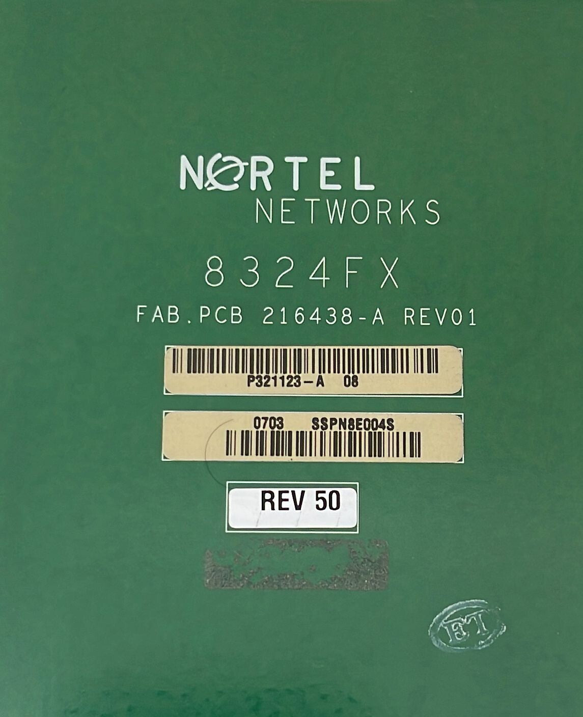 Nortel Network 8324FX FAB PCB 216438-A REV 01 P321123-A Switch DS1404098-E5