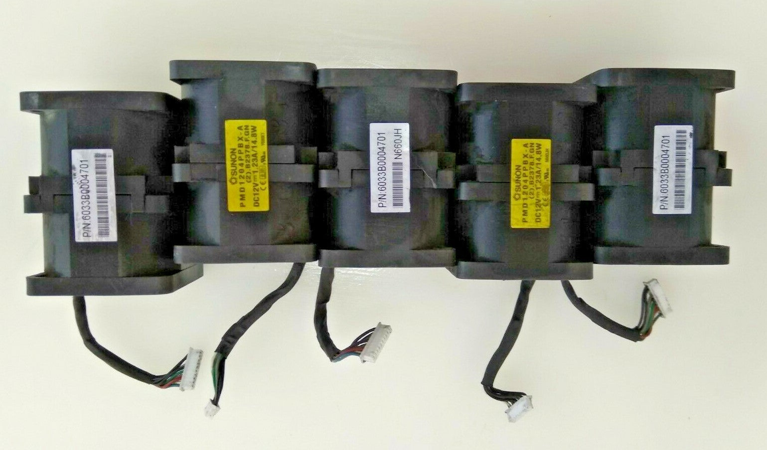5Pcs of Sunon 6033B0004701 Cooling Fan Intel Sr1500al Sr1500alna 1u Xeon server