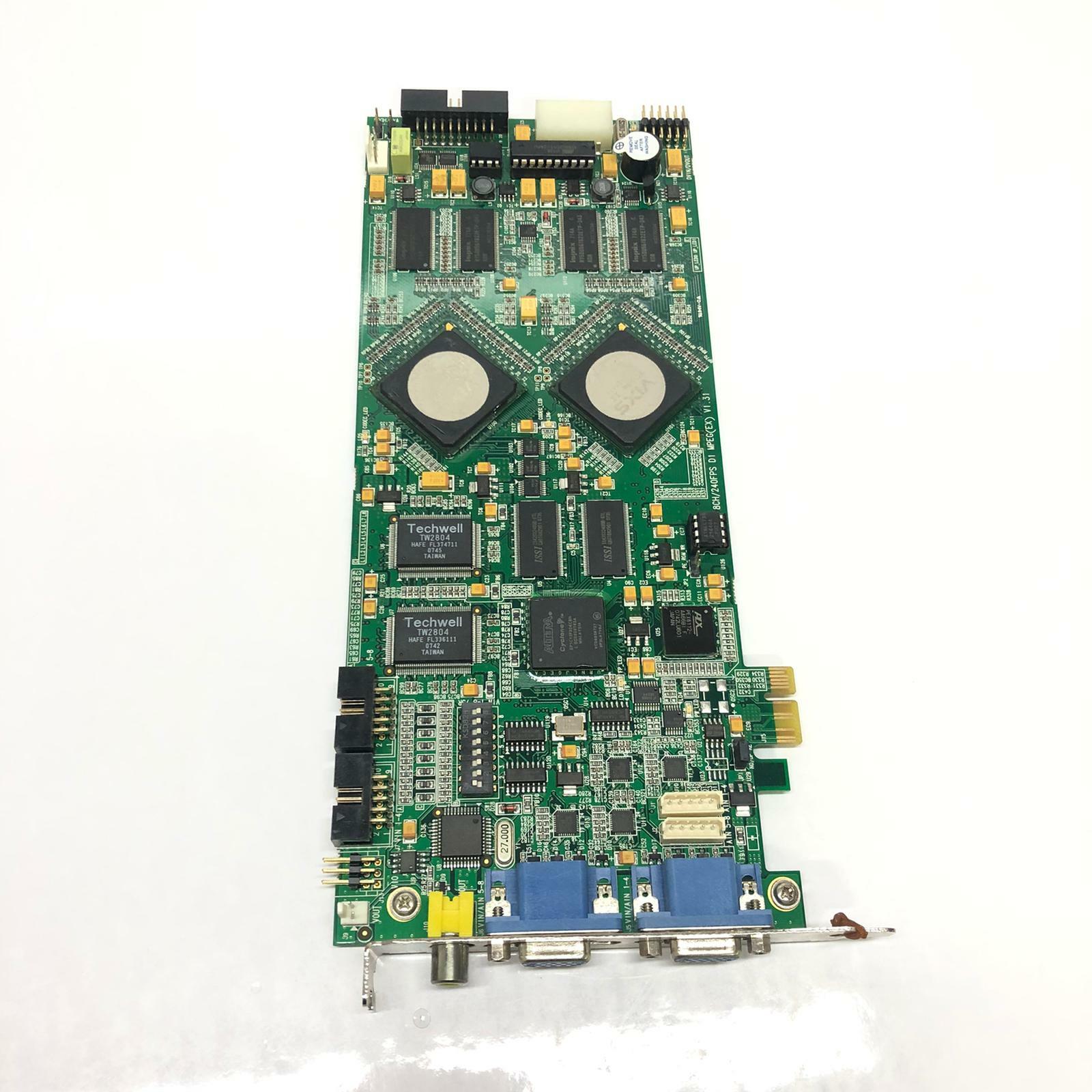 PCI Express 8CH/240FPS D1 MPEG(EX)V1.32 D1 120 Real Time Dsiplay, Raw Data