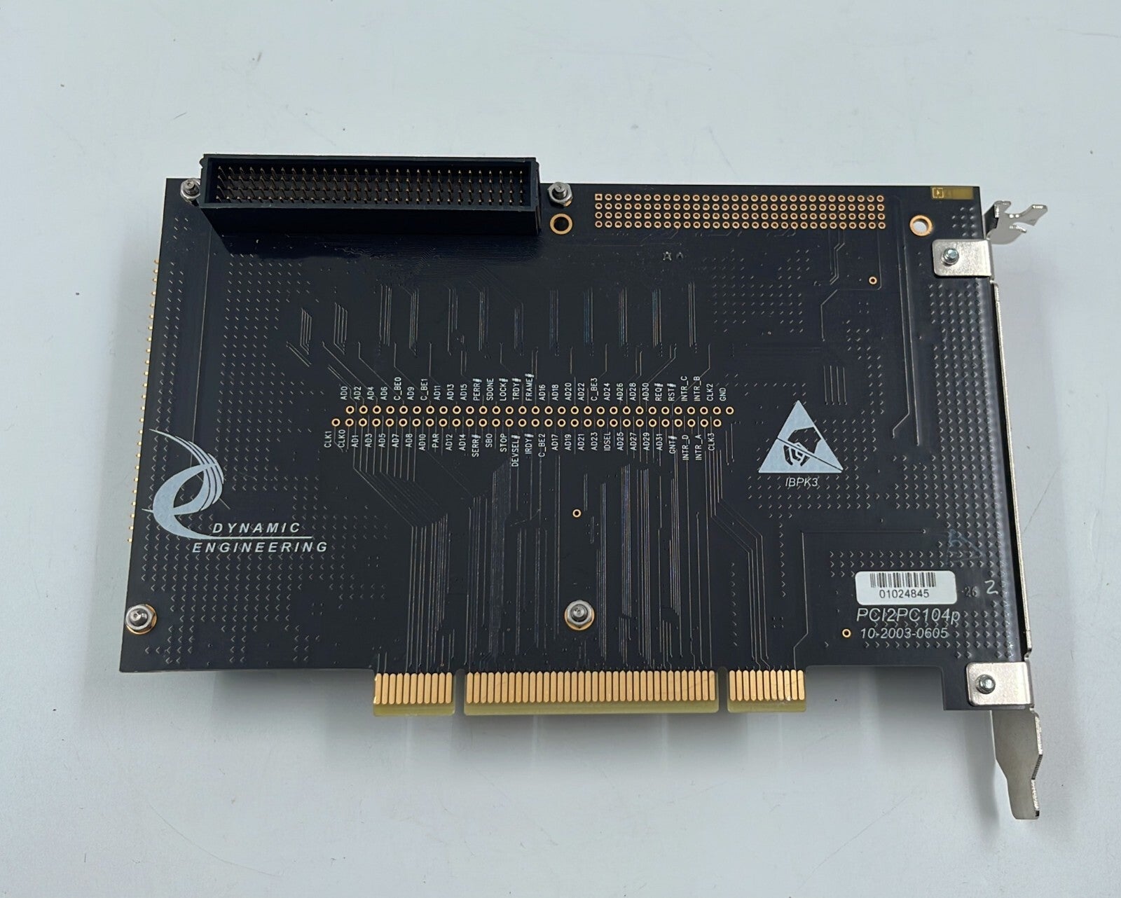 Dynamic Engineering PCI2PC104P 10-2003-0605 rtd DM7820 Digital I/O Control Card
