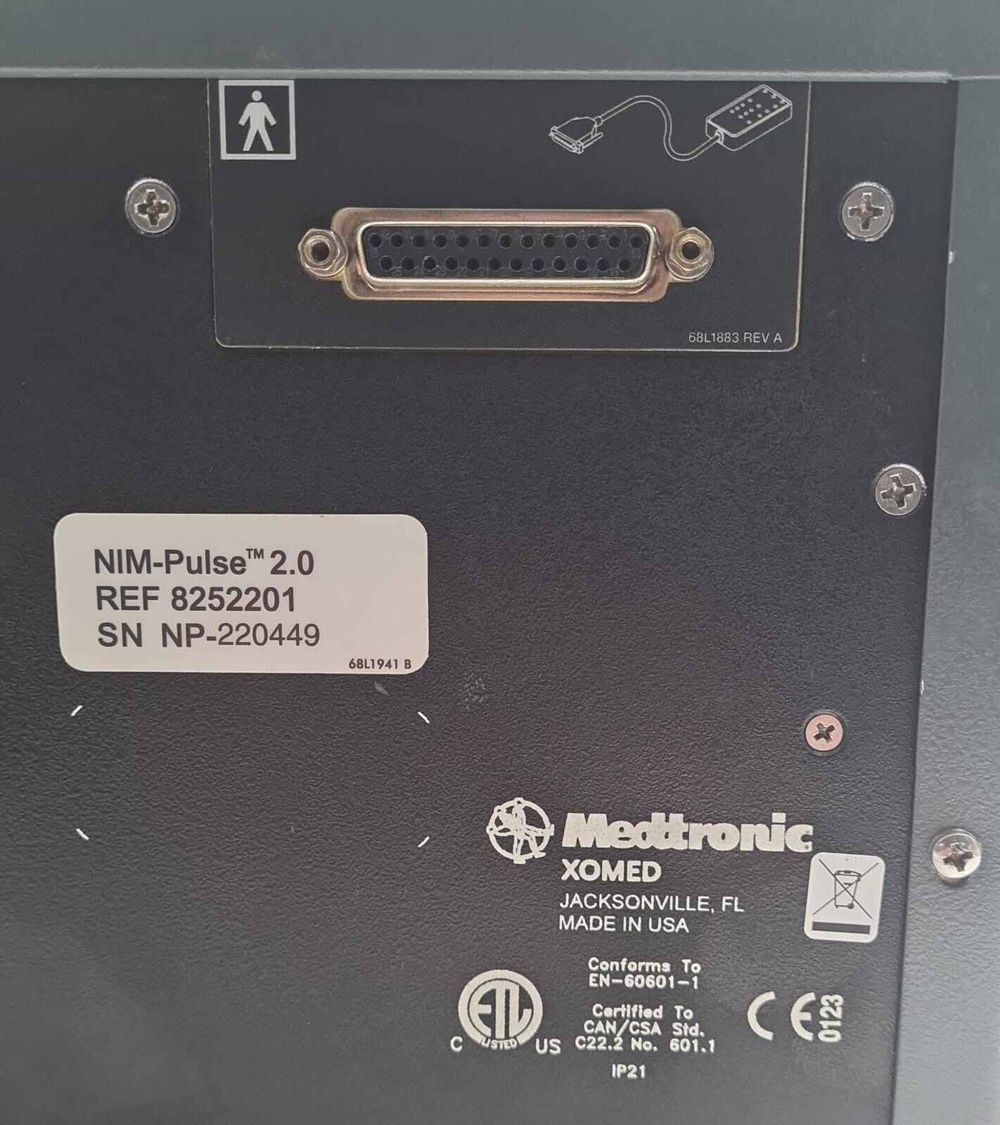Medtronic XOMED NIM-Pulse 2.0 Nerve Integrity Monitor 8252201 **AS-IS