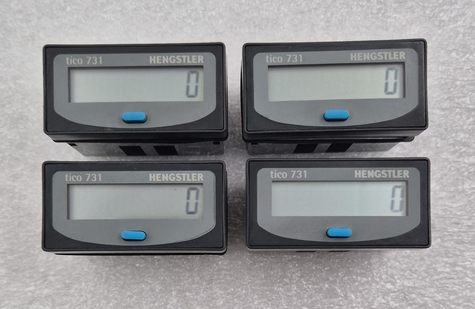 [LOT 4 PCS] HENGSTLER Tico 731 Counter Pulse Tachometer 0731101S / 0731101