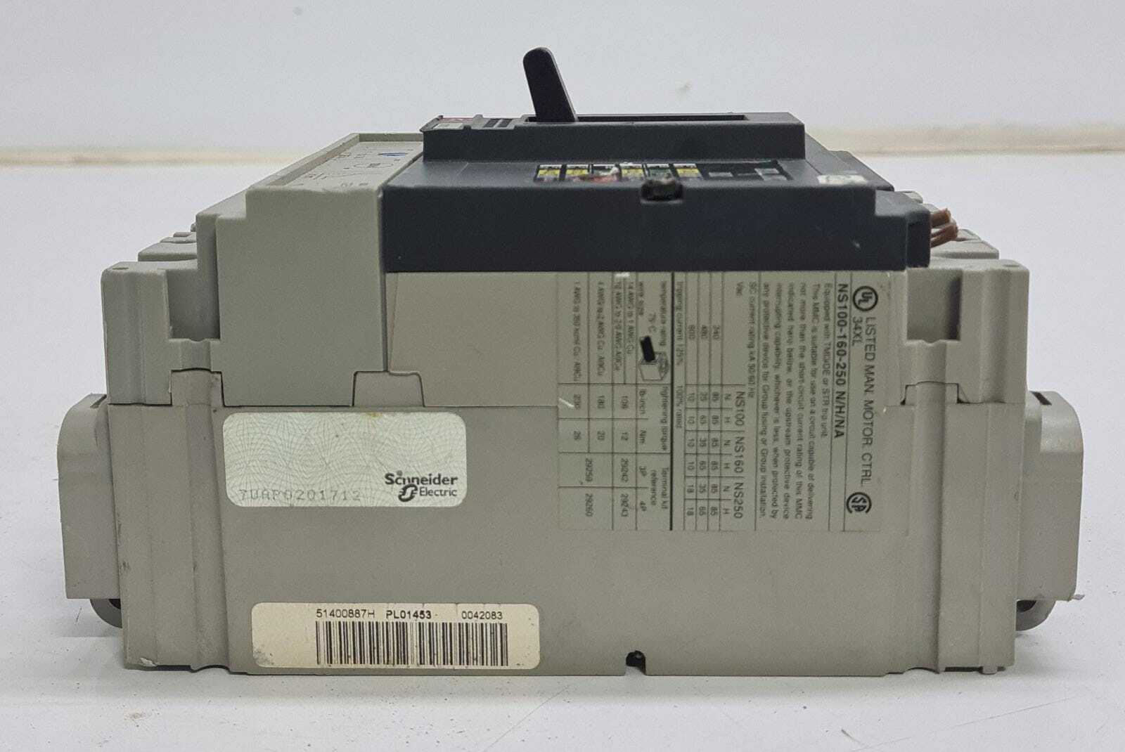 Schneider MERLIN GERIN Compact NS 160 N 160N TM 125 D Circuit breaker 100 / 125A