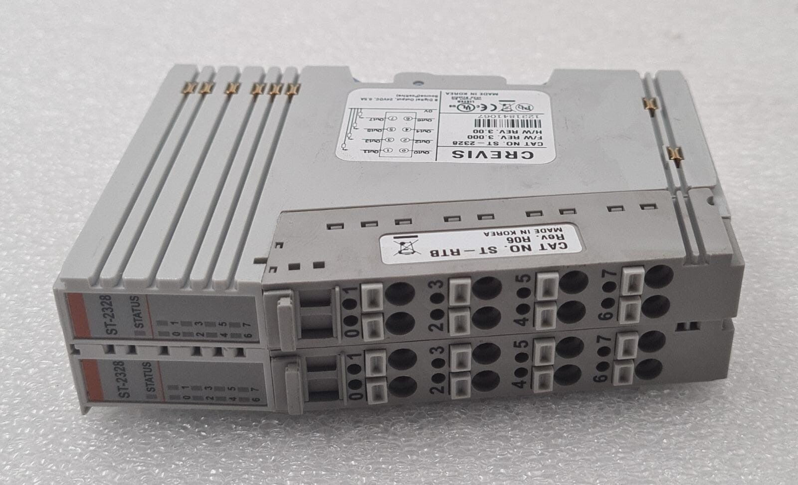 [LOT OF 2] CREVIS ST-2328 8-Digital Inputs Module W/ ST-RTB