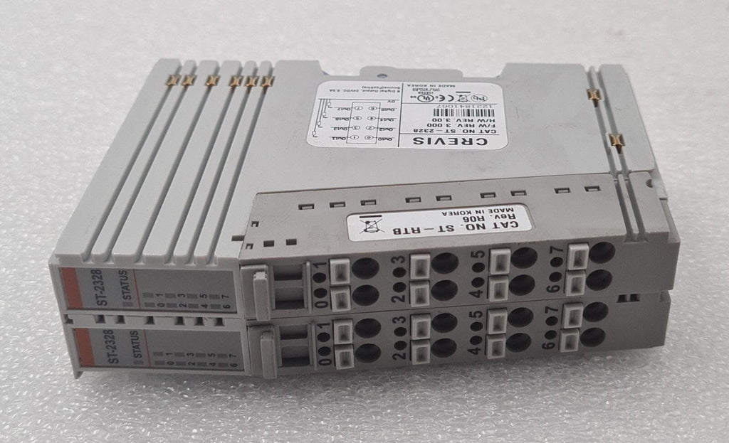 [LOT OF 2] CREVIS ST-2328 8-Digital Inputs Module W/ ST-RTB