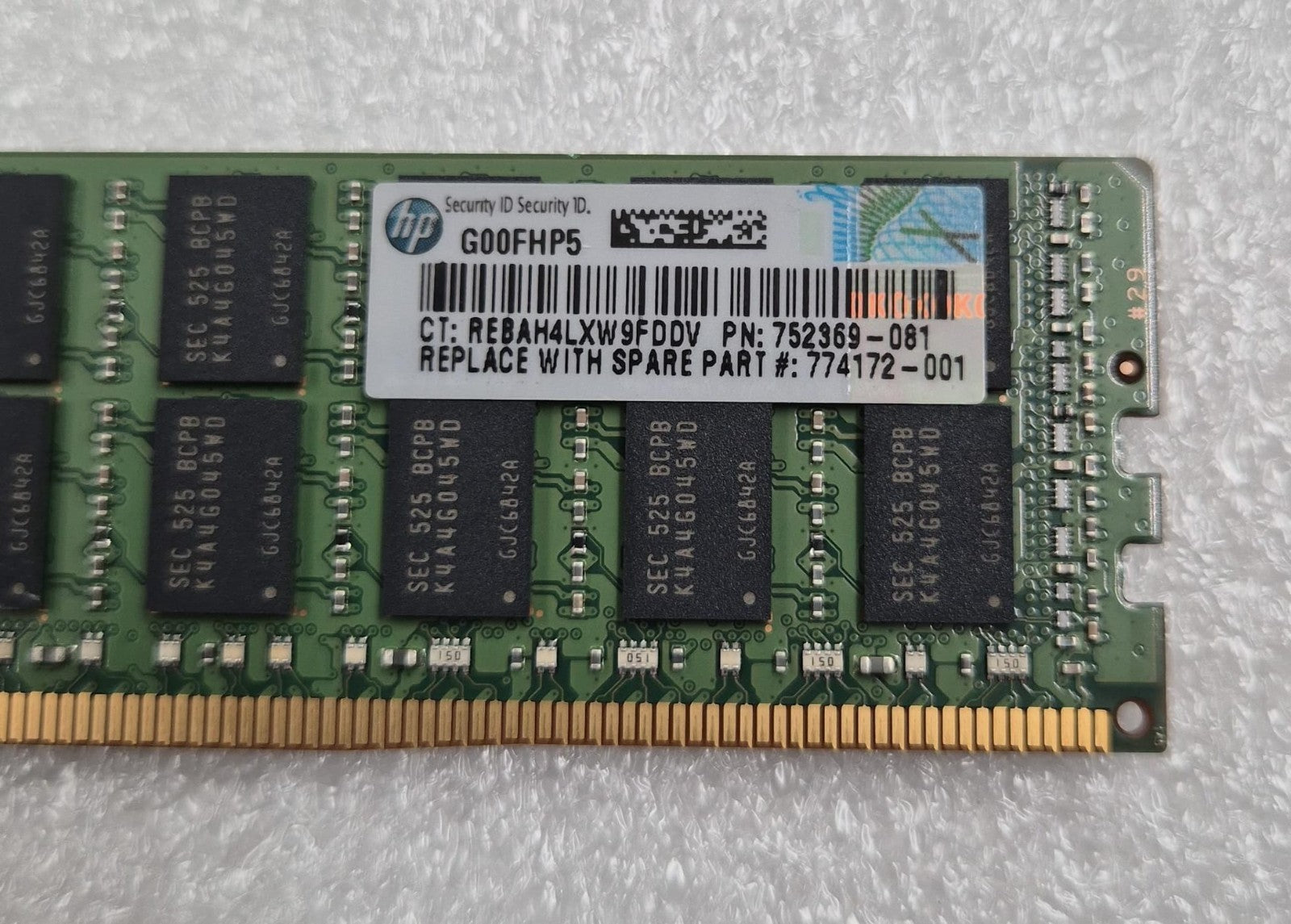 [LOT 8 PCS] Samsung 16GB 2Rx4 PC4-2133P M393A2G40DB0-CPB2Q RAM HP 752369-081