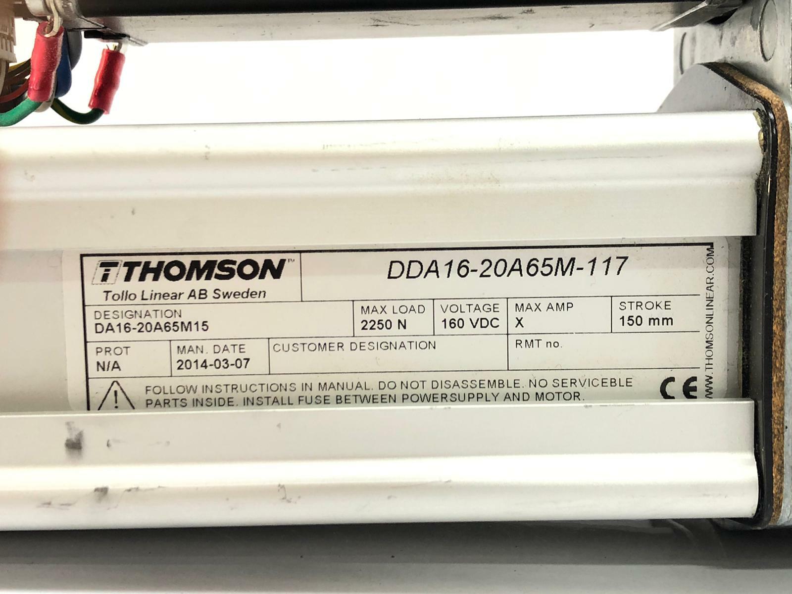 THOMSON DDA16-20A65M-117 Actuator  LA14  Cable length 165 mm Encoder Motor
