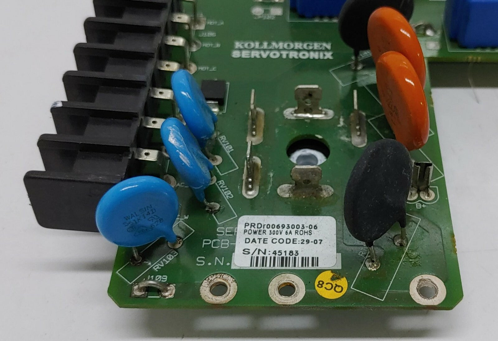 KOLLMORGAN SERVOTRONIX PRDr00693003-06 POWER 300V 6A ROHS