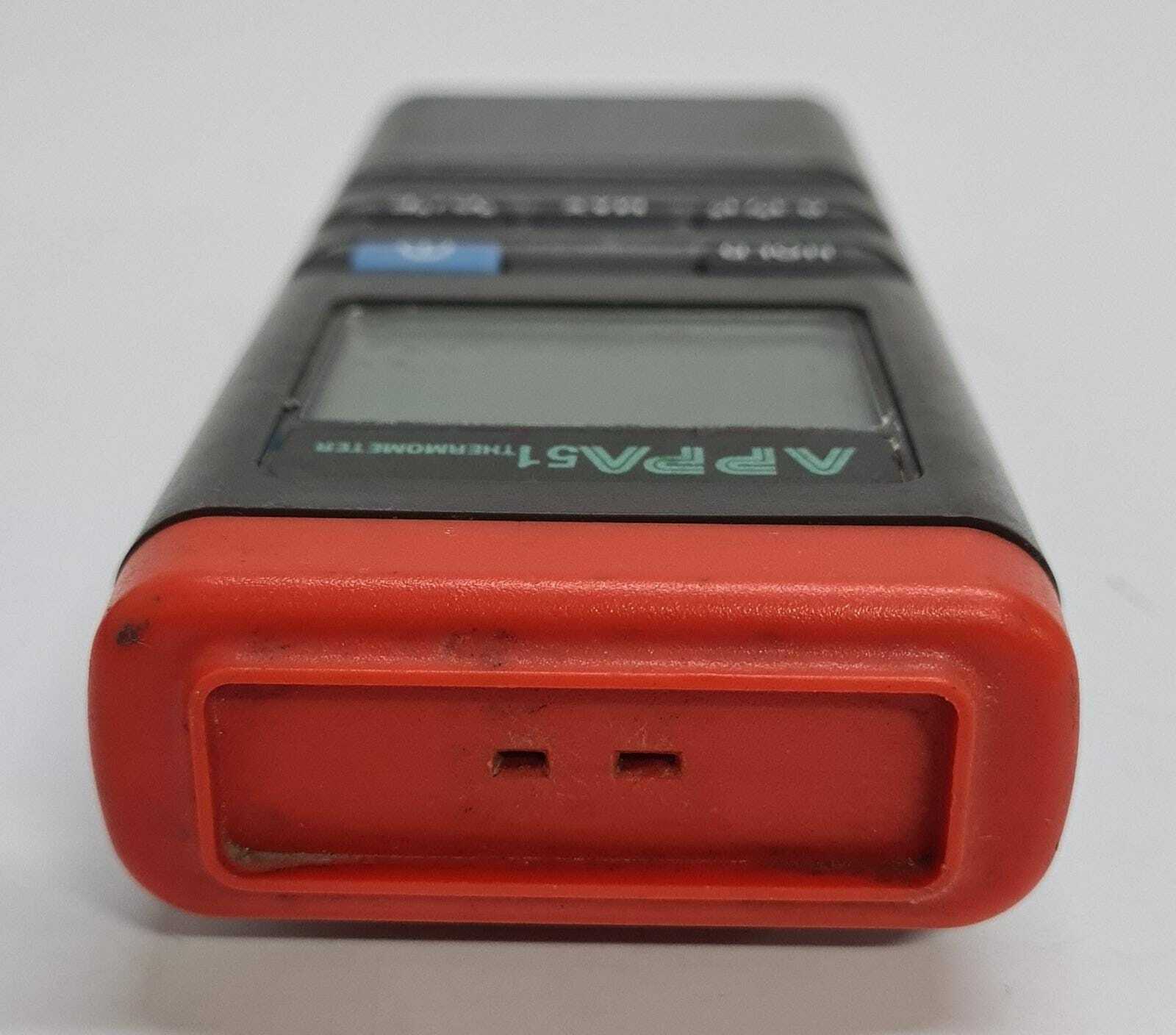 APPA 51 Thermometer Thermocouple K-Type W/ 9V Battery