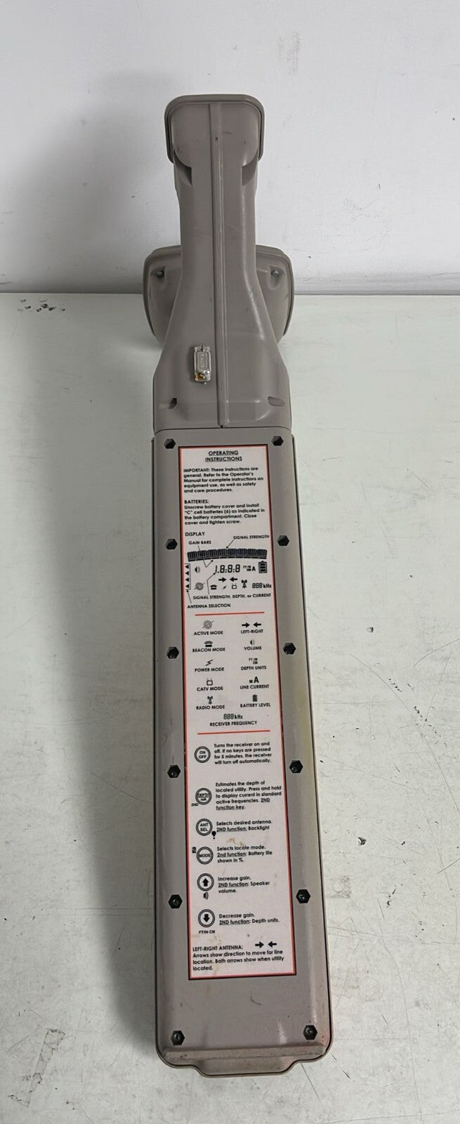 Ditch Witch Subsite Electronics Line Locator Model 910R & 970T **AS IS