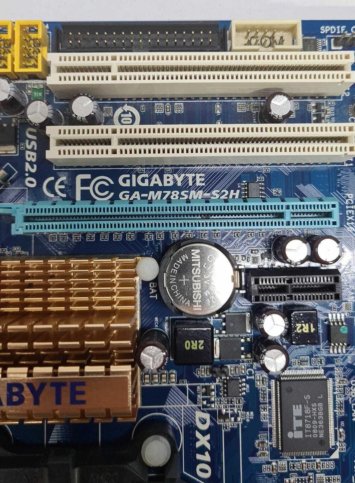 GIGABYTE GA-M78SM-S2H AMD Motherboard AM2+ USB2.0 DDR2