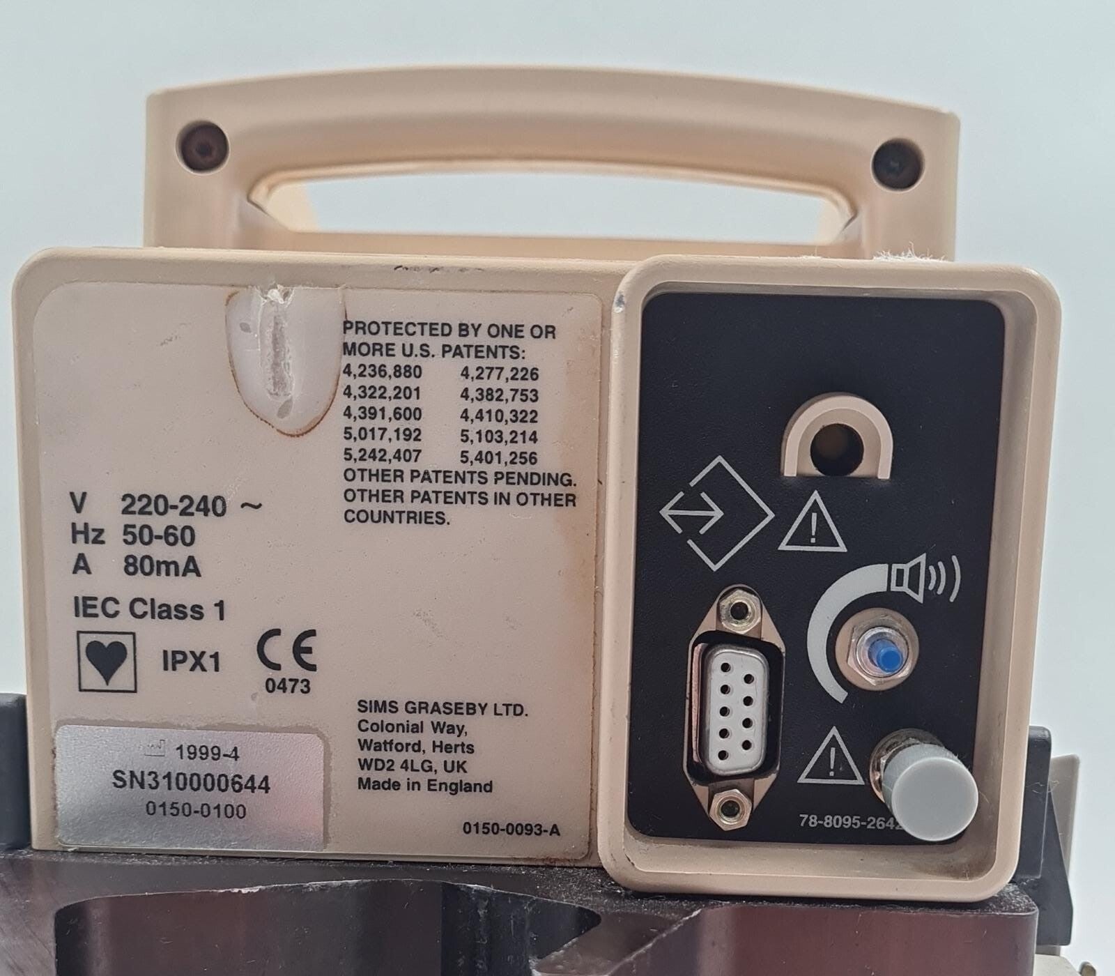 GRASEBY 3100 Modular Infusion Pump 0150-0100