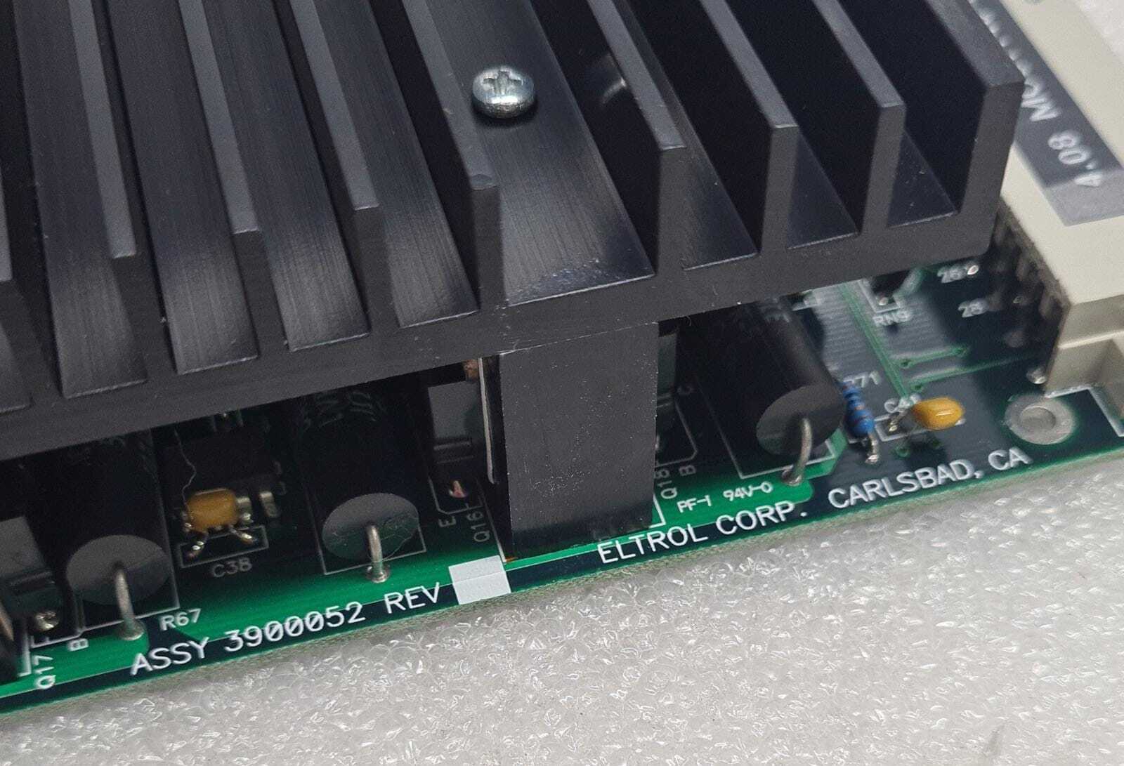 Eltrol Amplifier Driver ASSY 3900052 4.08 MO57140-52J FAB 3850052A PCB