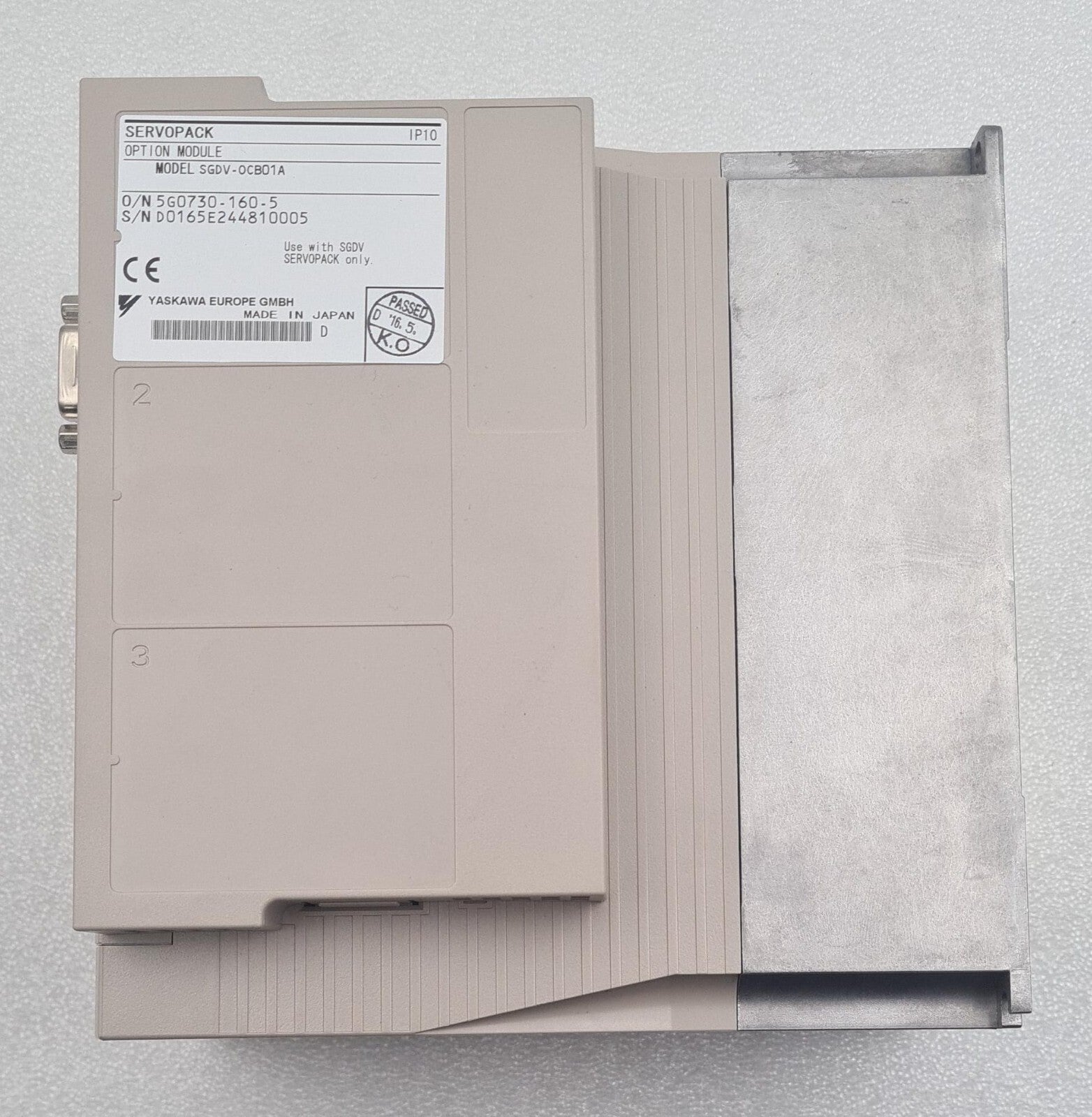 Yaskawa servo amplifier communication ports detail