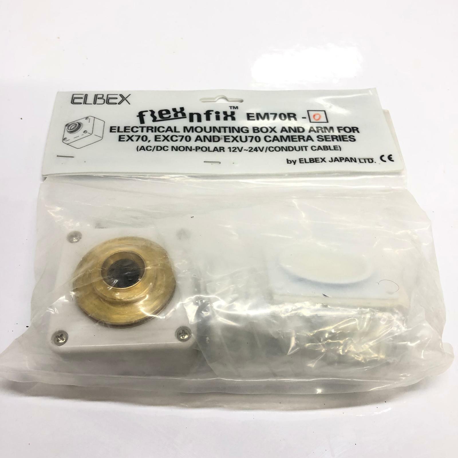 Elbex Em70r Electrical Mounting Box Arm Ex70 Exc70 Exu70 Camera Flexnfix