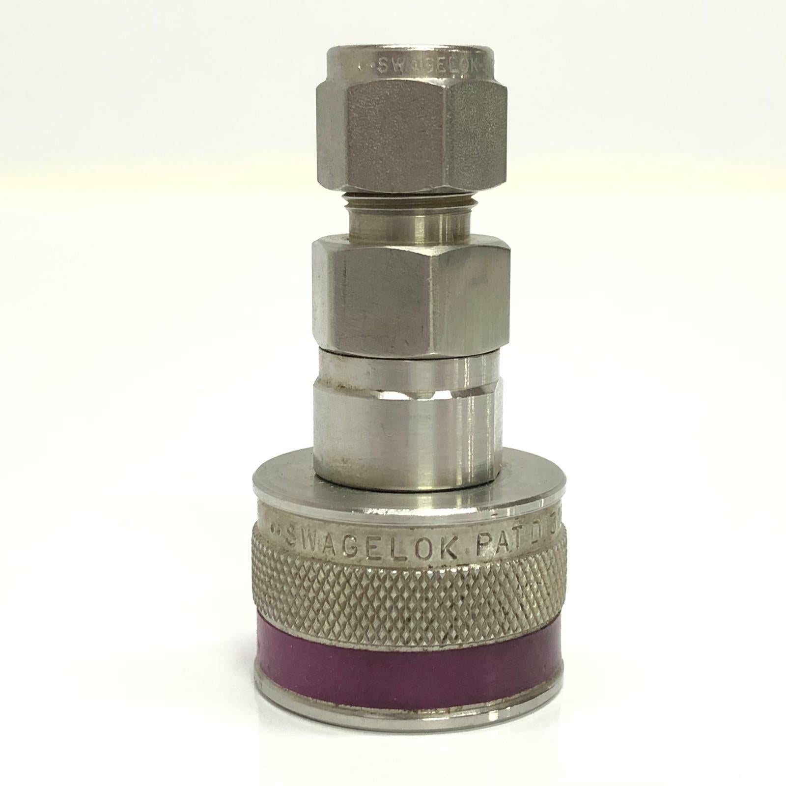 [LOT OF 8] Swagelok Qc6 Key 7 Ss 316 Quick Connect Stem Fitting