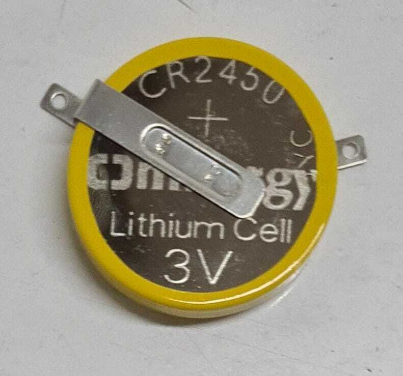 [LOT OF 31] NEW - Omnergy CR2450 Lithium Cell 3V Coin Battery W/ Mounting