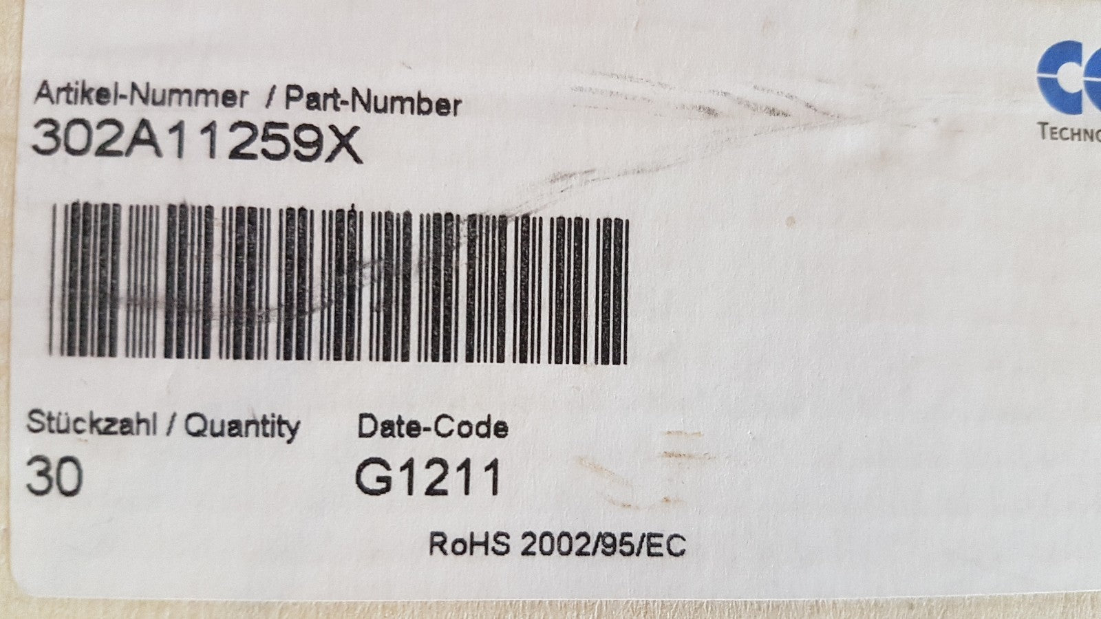 Conec Connector D Sub 15 Pin Female Pcb R 302A11259X El 00068 Ex Lot Of 30