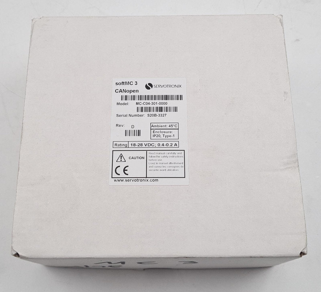 NEW- Servotronix softMC 3 CANopen MC-C04-301-0000 Compact Motion Controller