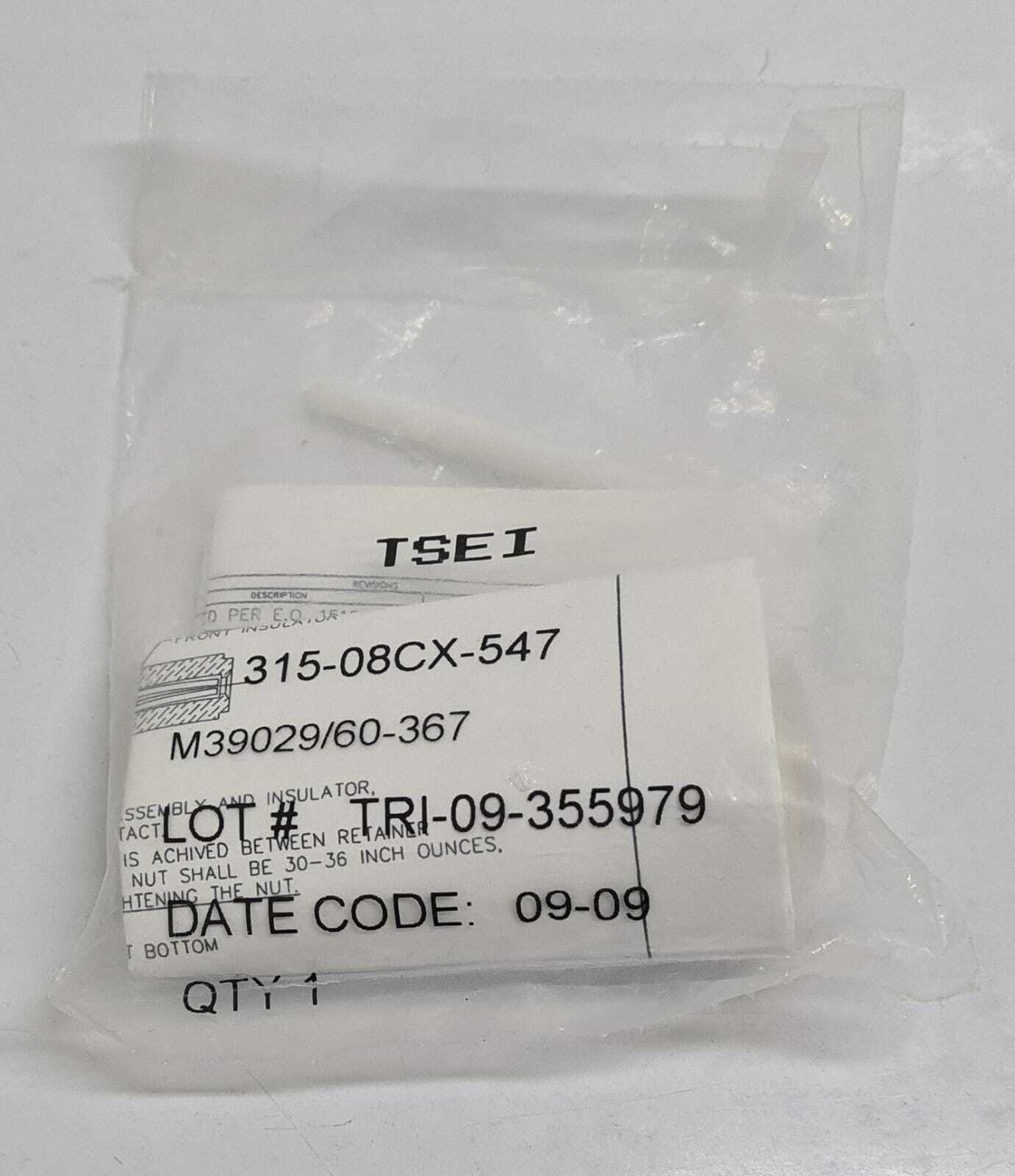 [LOT 4] NEW Sealed - TSEI Pin Socket 315-08CX-547  M39029/60-367