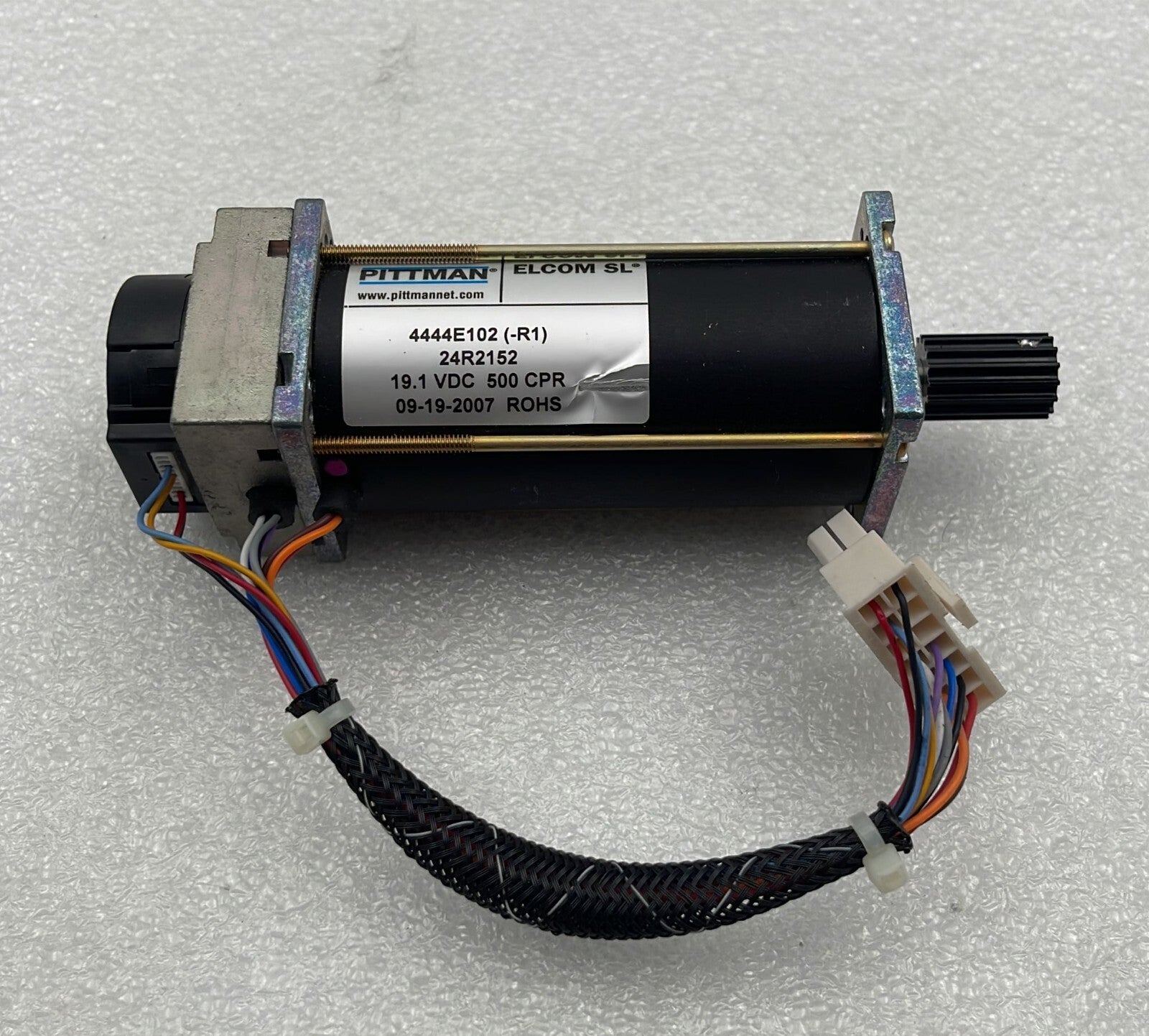 Pittman Elcom SL 4444E102 Motor 24R2152 19.1 VDC 500 CPR