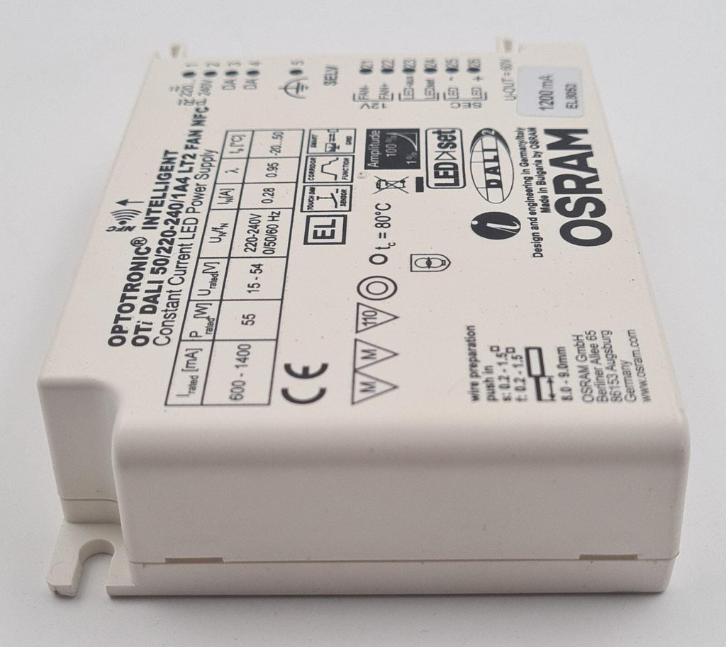 OSRAM OPTOTRONIC Intelligent OTi DALI 50/220-240/1A4 LT2 FAN NFC 55W Led Driver