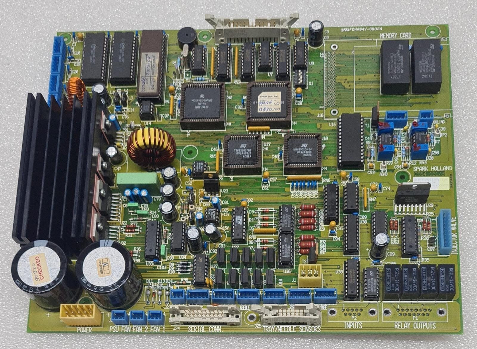 SPARK HOLLAND Varian 0830.601-04 Main Board 09834 PN 2554.191/3