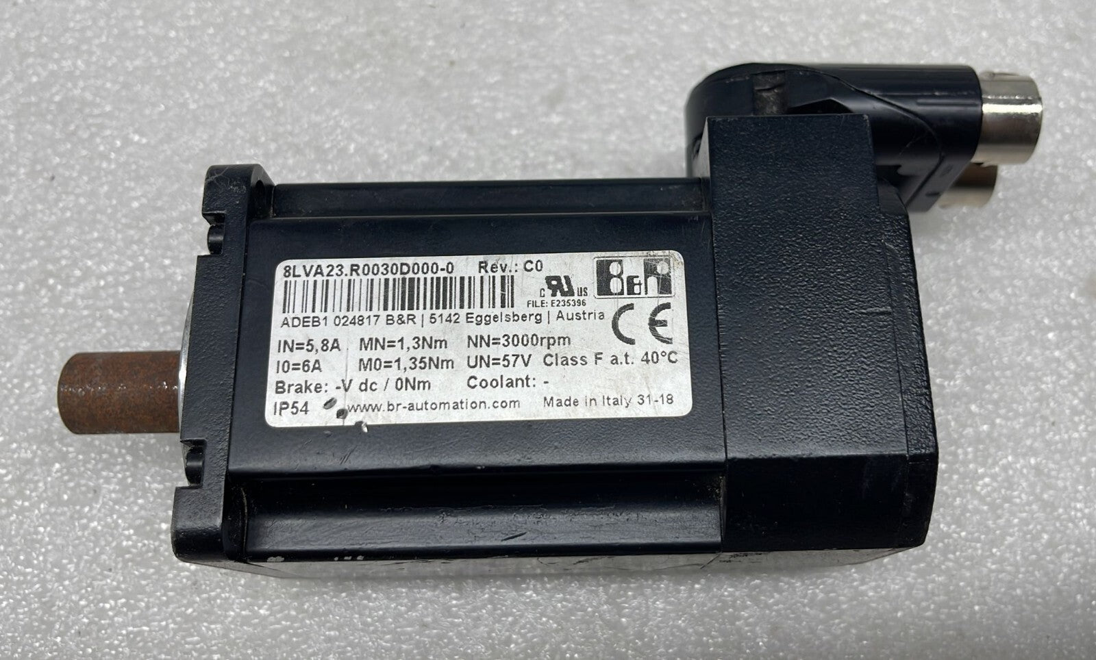 B&R Automation Synchronous Servo Motor 8LVA23.R0030D000-0