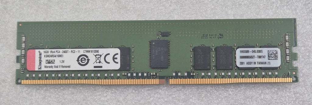 [LOT 4 PCS] KINGSTON KSM24RS4/16MEI 16GB 1Rx4 DDR4 PC4-2400T SERVER MEMORY RAM