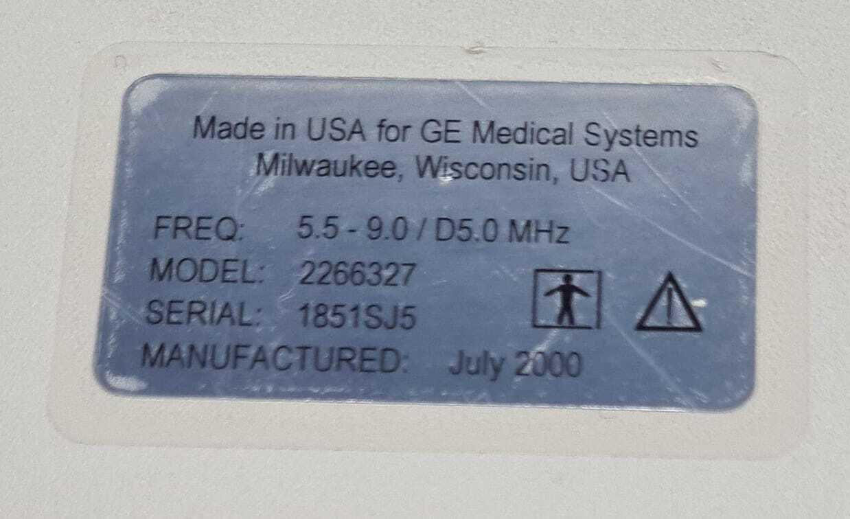 GE 2266327 8S Cardiac Sector Array Ultrasound Transducer Probe