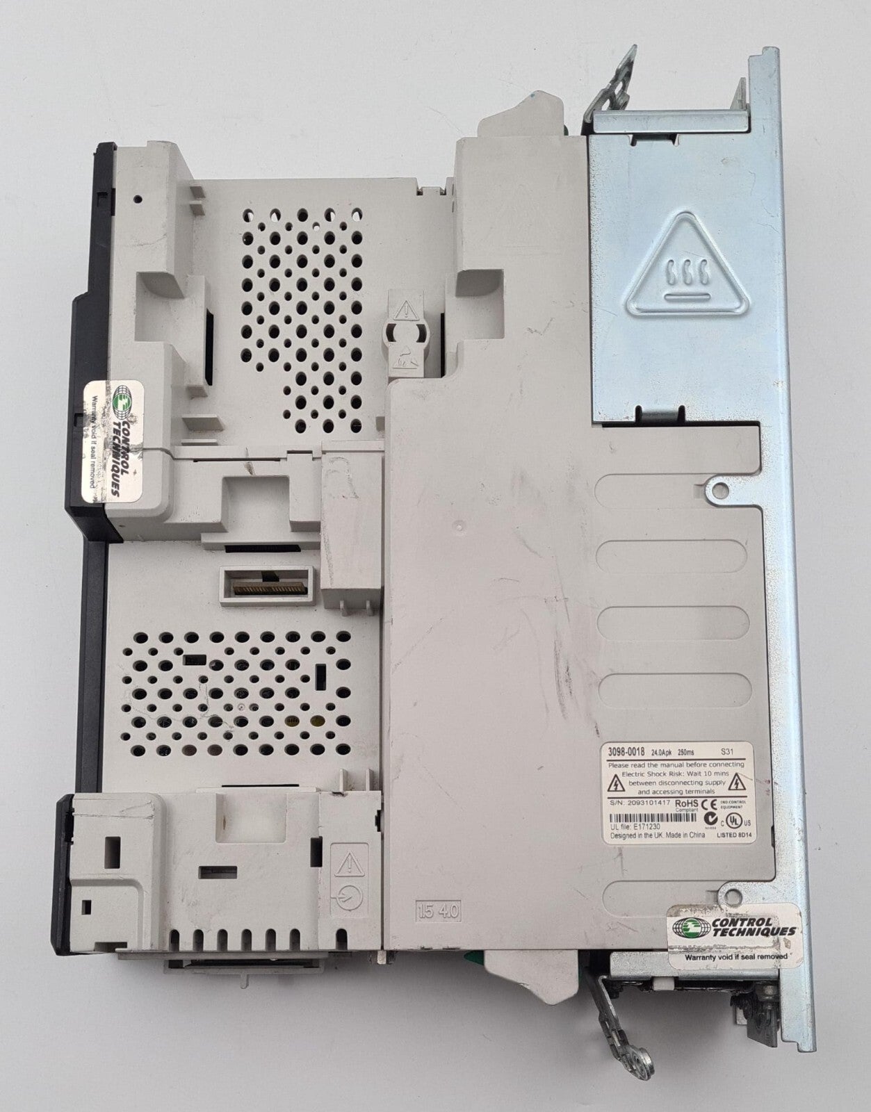 NIDEC Control Techniques Emerson Digitax ST DST1405 3098-0018 24Apk 250ms *AS IS