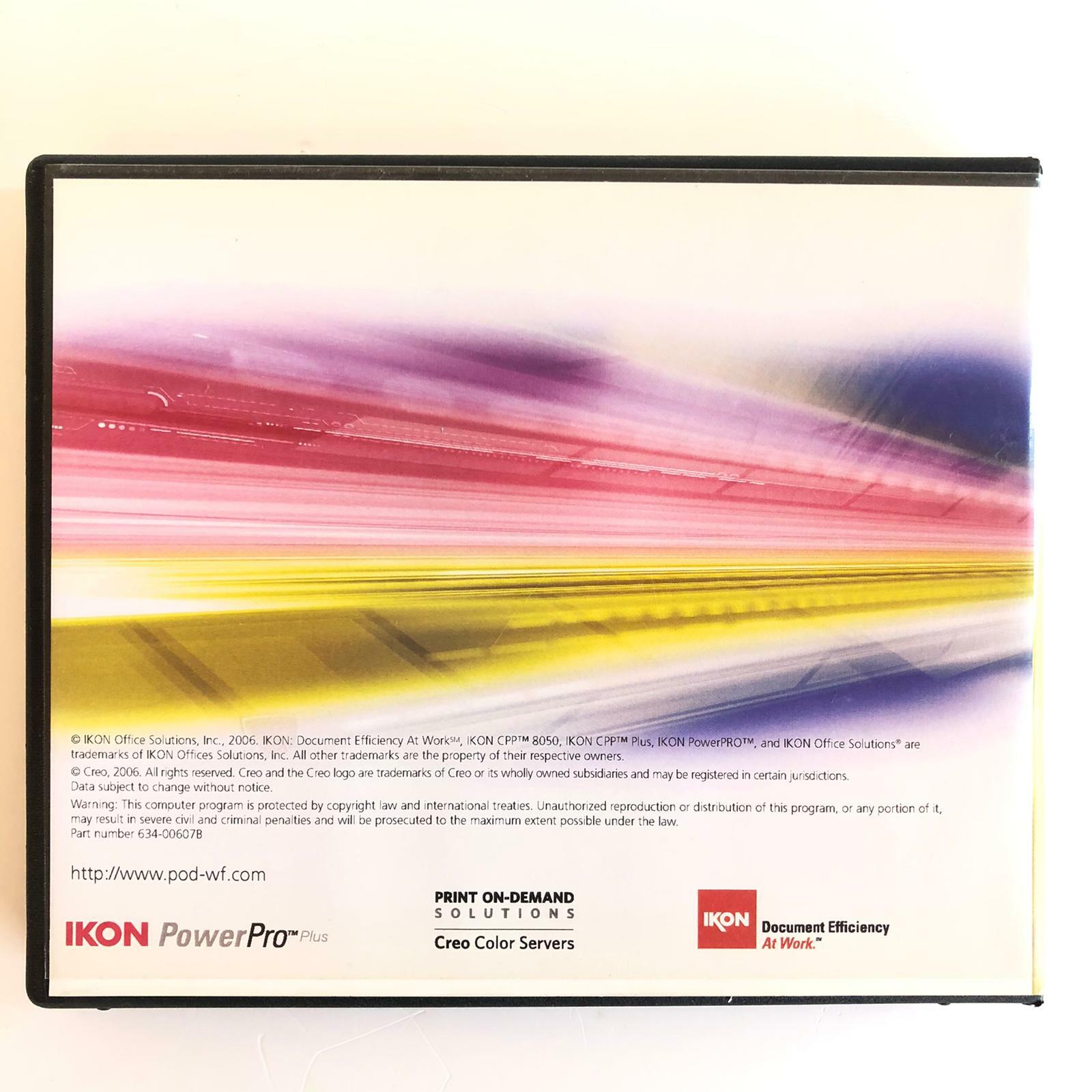 Creo IKON PowerPro Controller Server (SOFTWARE) for CPP-550 CPP-650 Printer